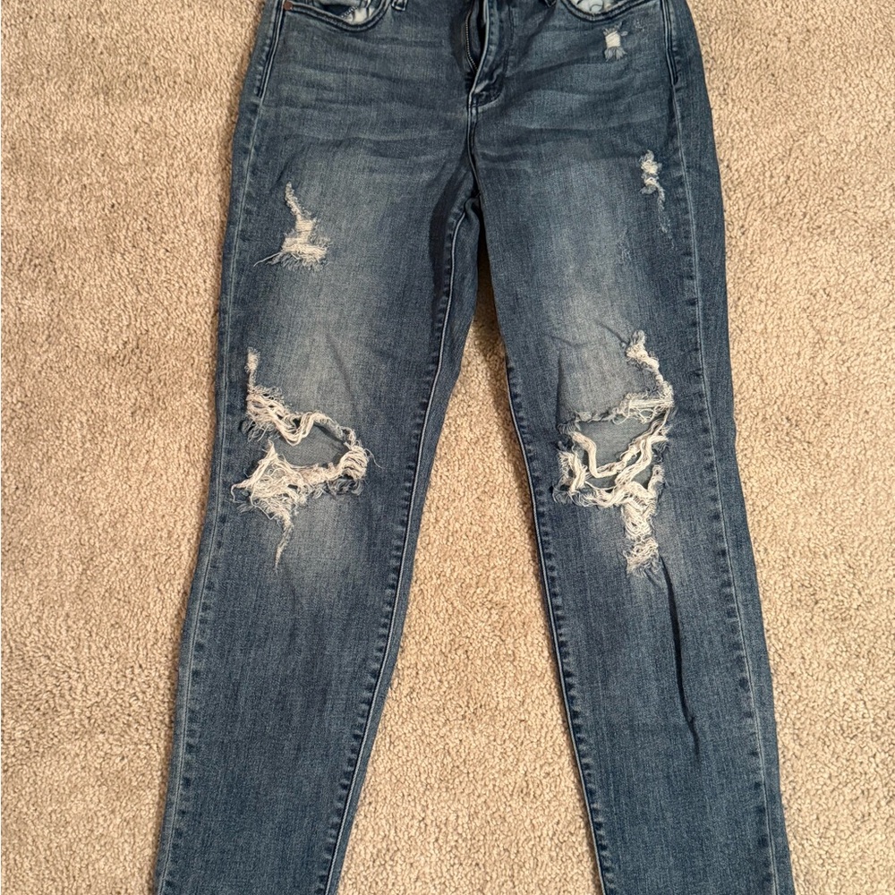 Judy Blue Dark Wash Boyfriend Jeans